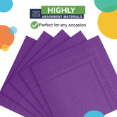 Purple Beverage Napkins | Case of 3600